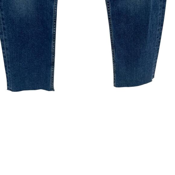 RE/DONE 70s Stove Pipe Jeans Worn True Indigo Blue Denim Size 26 - Picture 11 of 15